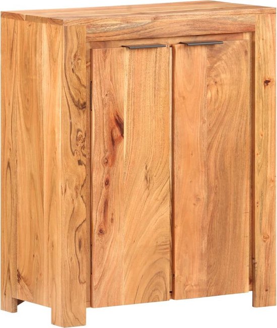 Vidaxl Dressoir 59x33x75 Cm Massief Acaciahout - Bruin
