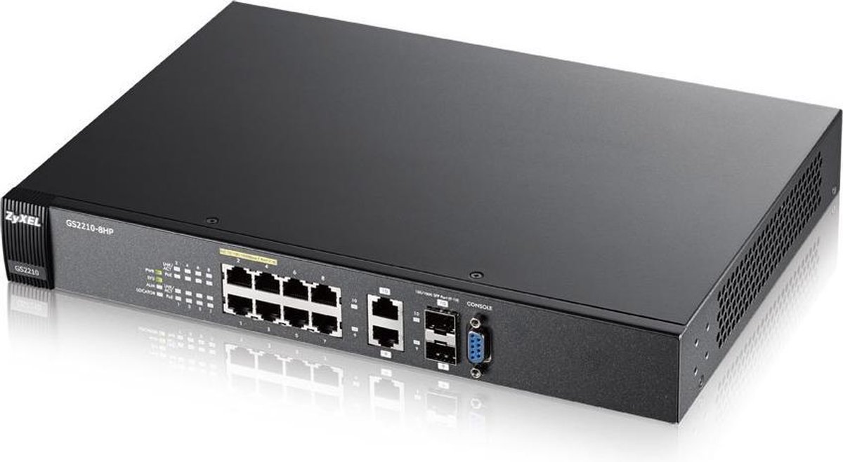 Zyxel GS2210-8HP - Switch
