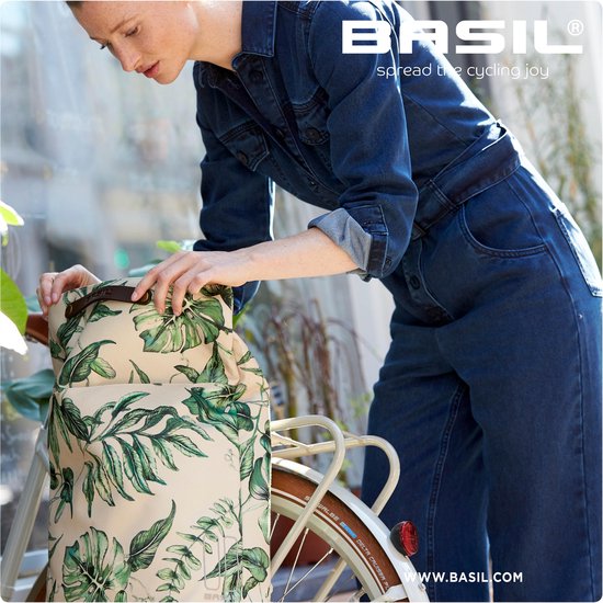 Basil Fietsrugzak Ever-green 14-18 Liter Polyester - Beige