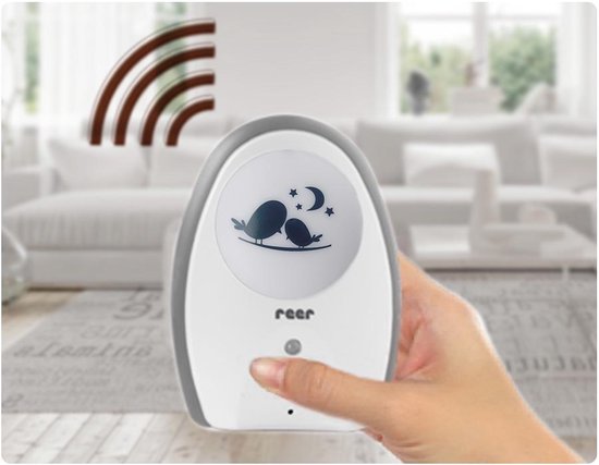 reer Digitale Babyfoon Rigi Van /zwart - Wit