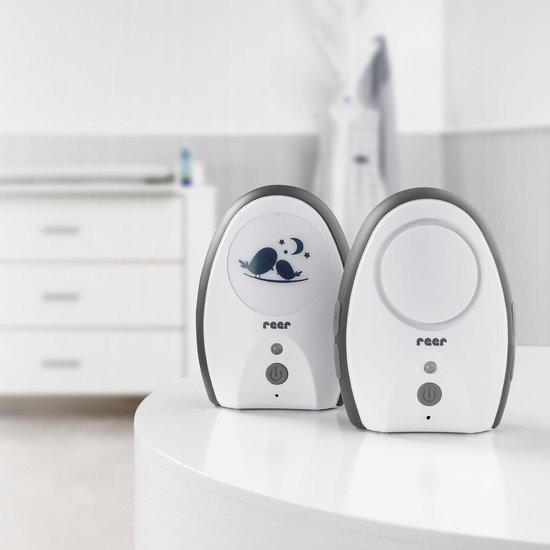 reer Digitale Babyfoon Rigi Van /zwart - Wit