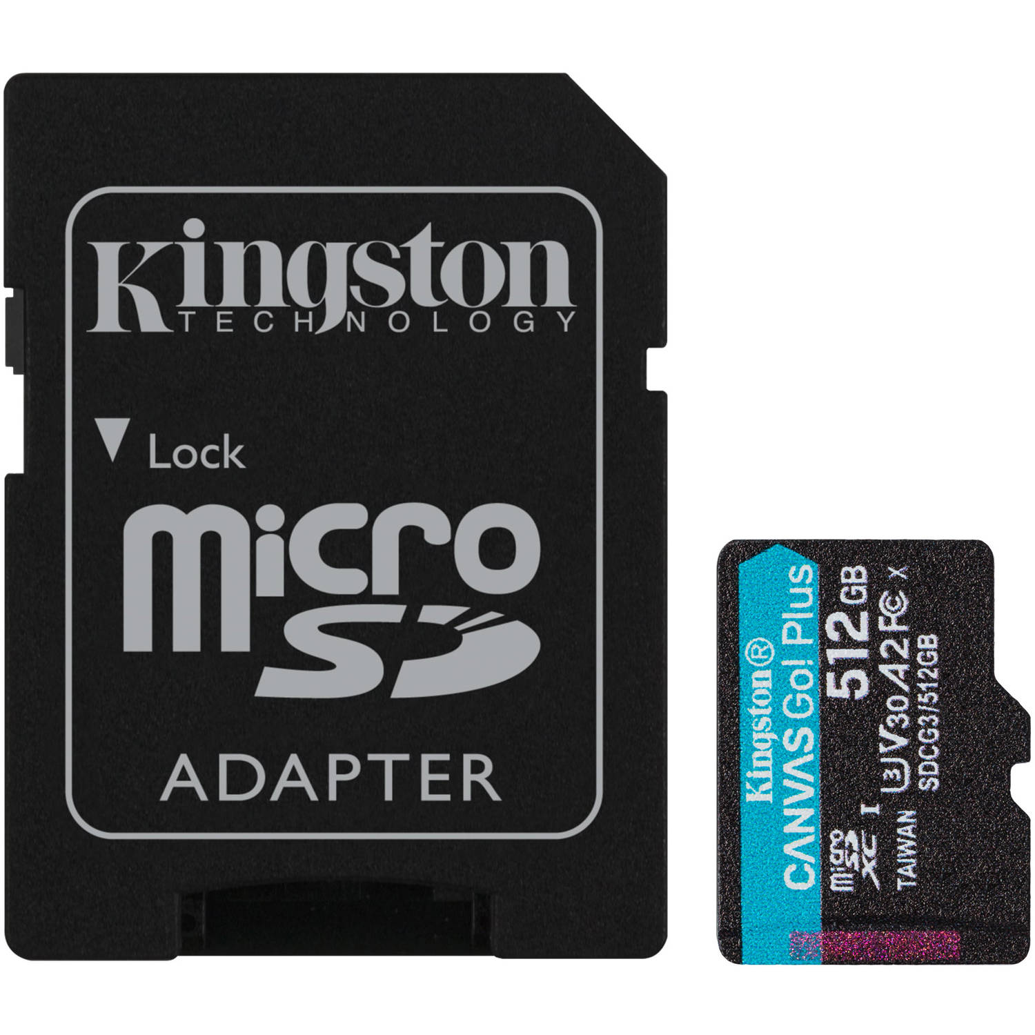 Kingston Canvas Go! Plus Microsdxc 512 Gb - Negro