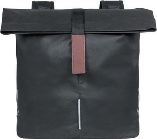 Basil Fietstas Dubbel City 28-32 Liter Polyester - Zwart
