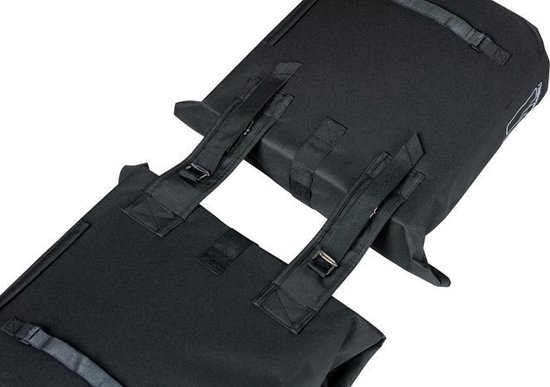 Basil Fietstas Dubbel City 28-32 Liter Polyester - Zwart