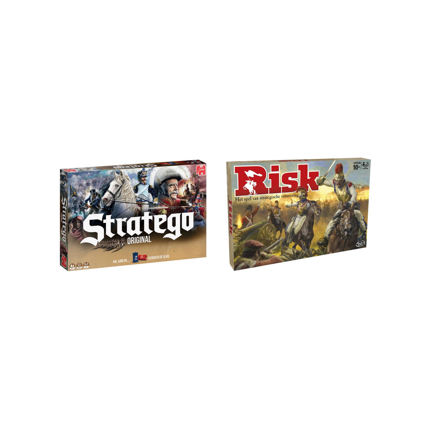 Hasbro Spellenbundel - Bordspellen - 2 Stuks - Stratego & Risk