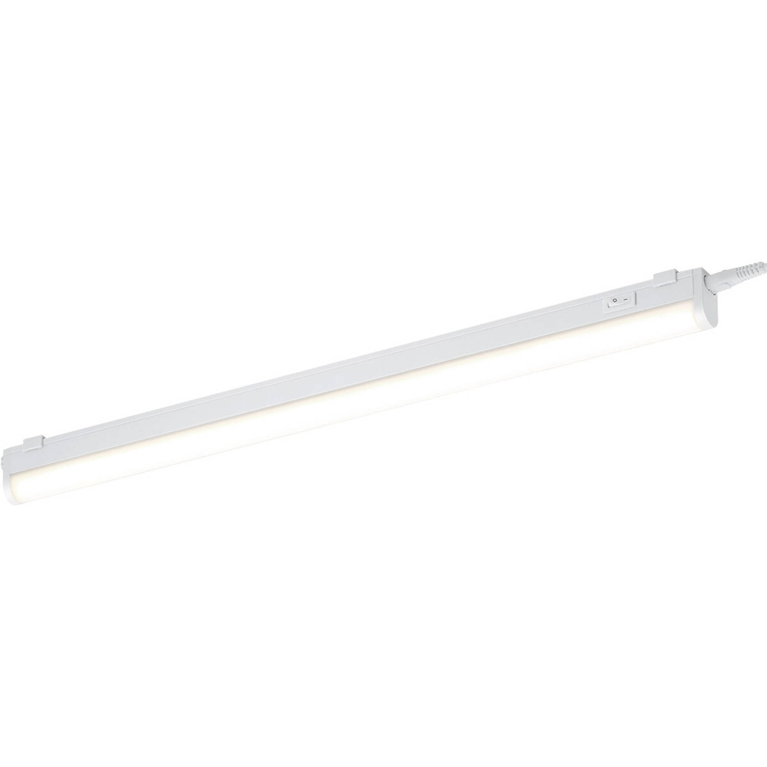 BES LED Led Wandlamp - Wandverlichting - Trion Noram - 7w - Warm 3000k - Rechthoek - Mat - Kunststof - Wit