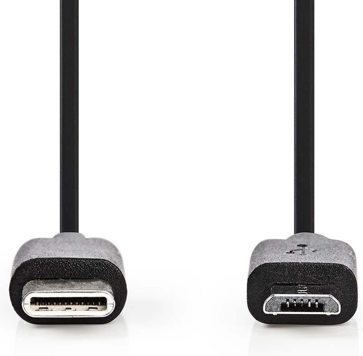 Nedis Usb 2.0-kabel Type-c Male - Micro-b Male 1 Mtr - Zwart