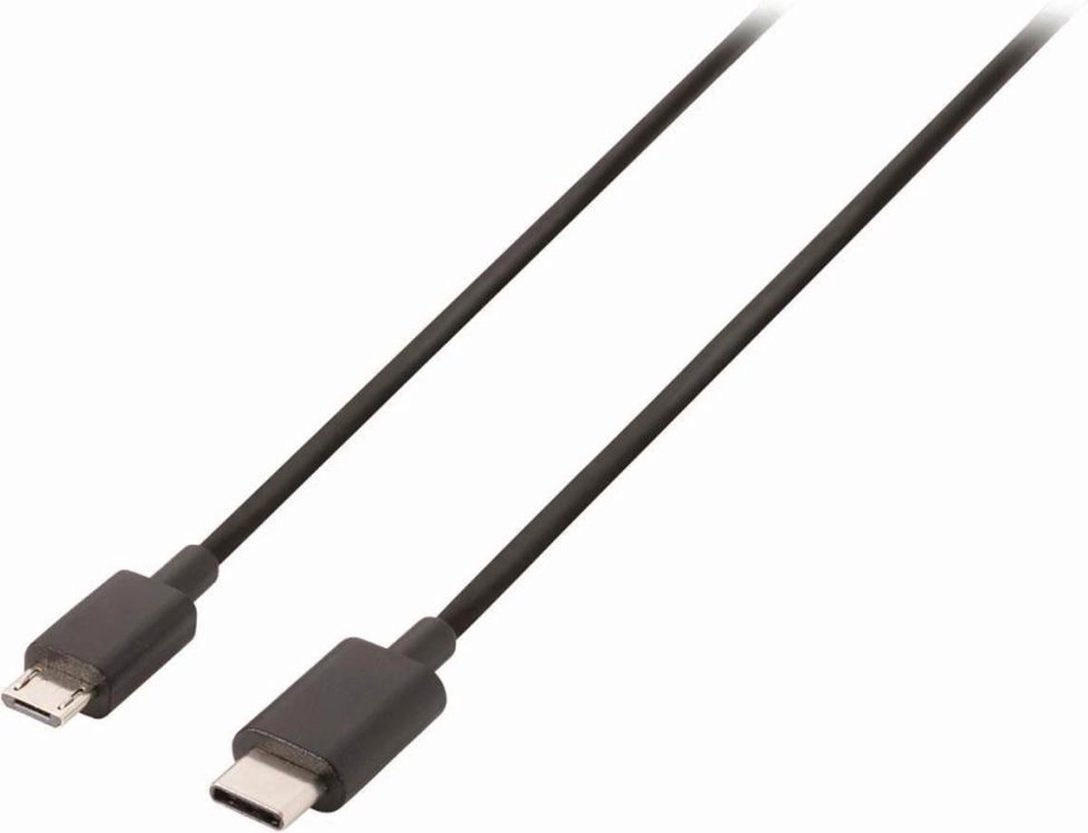 Nedis Usb 2.0-kabel Type-c Male - Micro-b Male 1 Mtr - Zwart