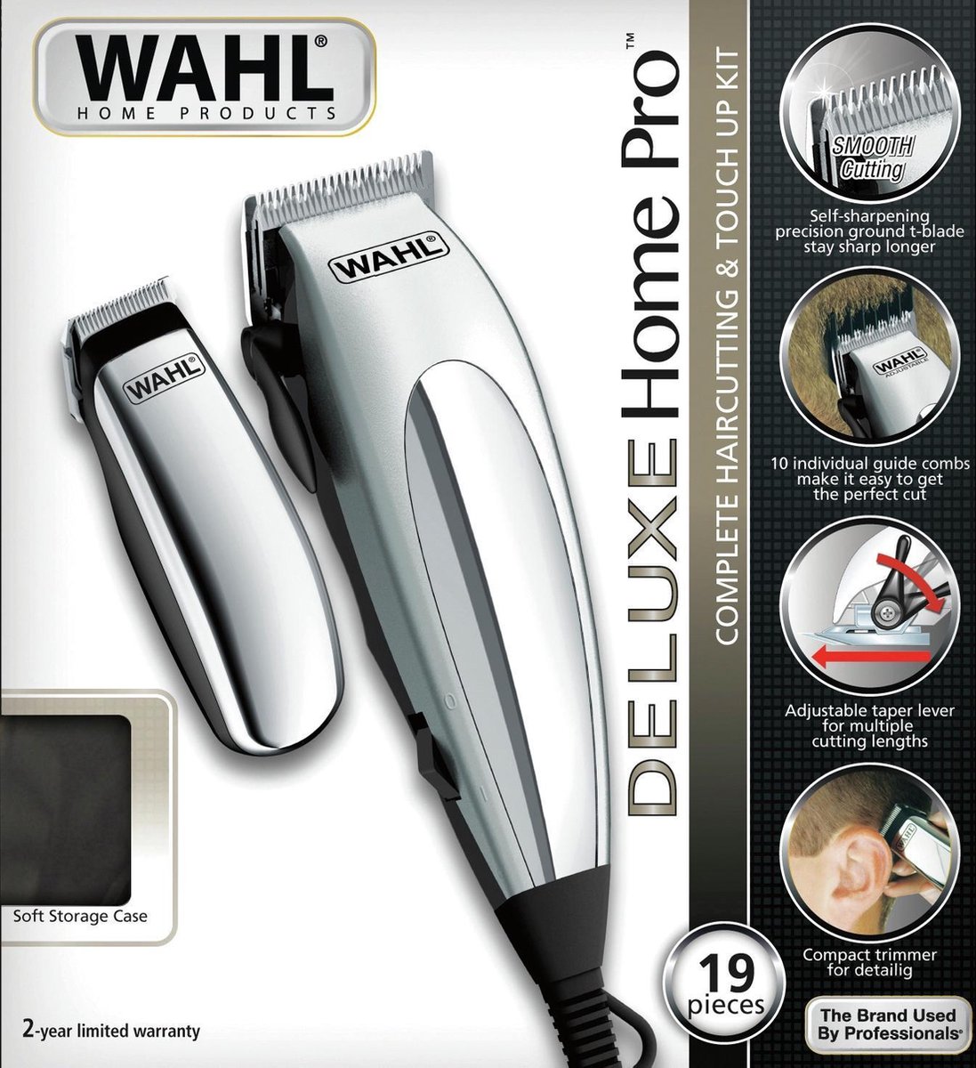 Wahl Deluxe Homepro Set - Silver