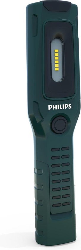 Philips Werklamp Ecopro40 Oplaadbaar 300 Lumen/zwart - Groen