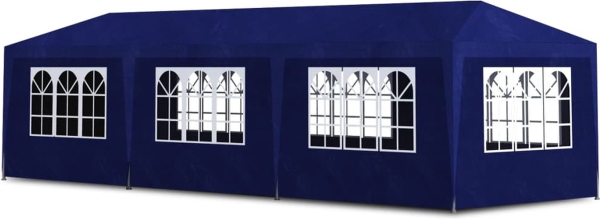 Vidaxl Partytent 3x9 M - Blauw