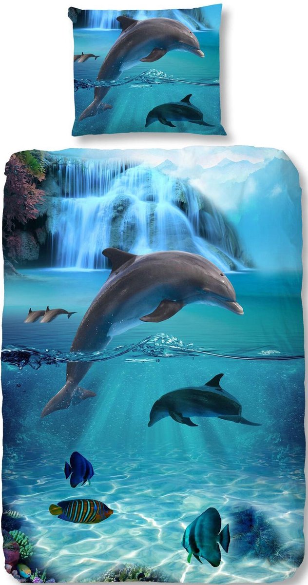 Good Morning Dekbedovertrek Will140x200/220 Cm - Blauw