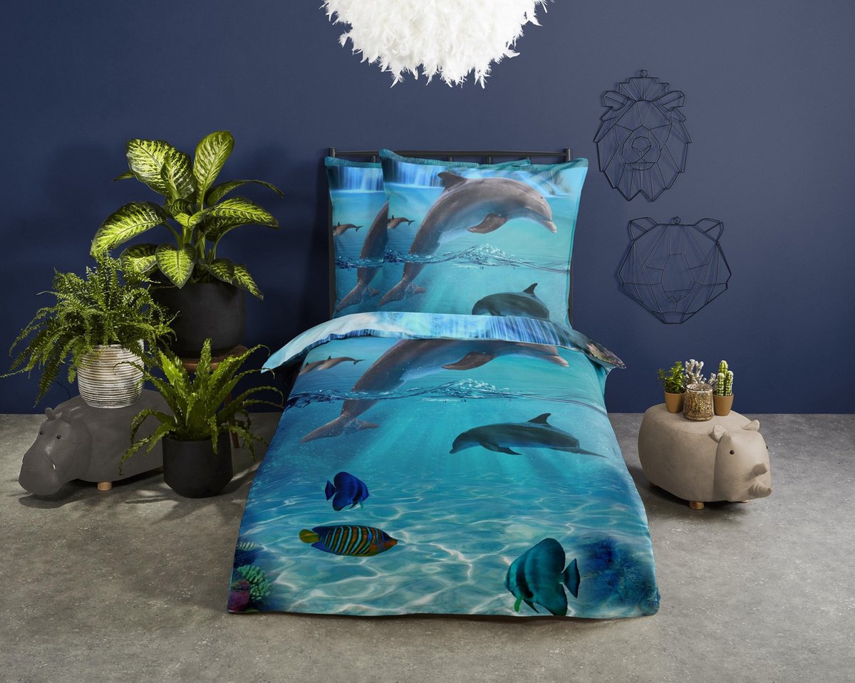 Good Morning Dekbedovertrek Will140x200/220 Cm - Blauw