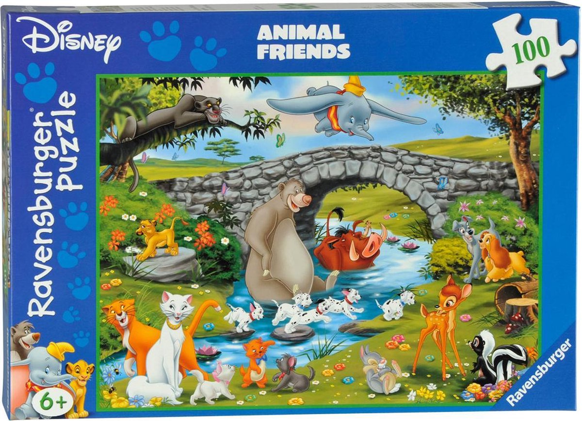 Ravensburger Puzzel Disney Animal Friends - 100 Stukjes