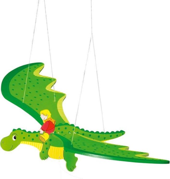 Goki Zweeffiguur Draak 50 Cm - Groen