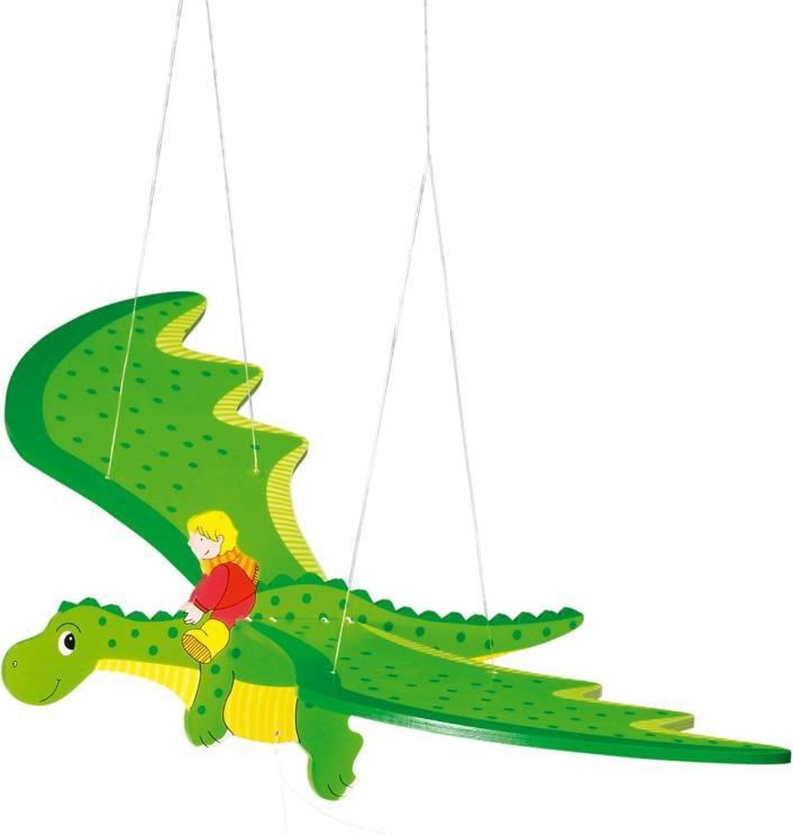 Goki Zweeffiguur Draak 50 Cm - Groen