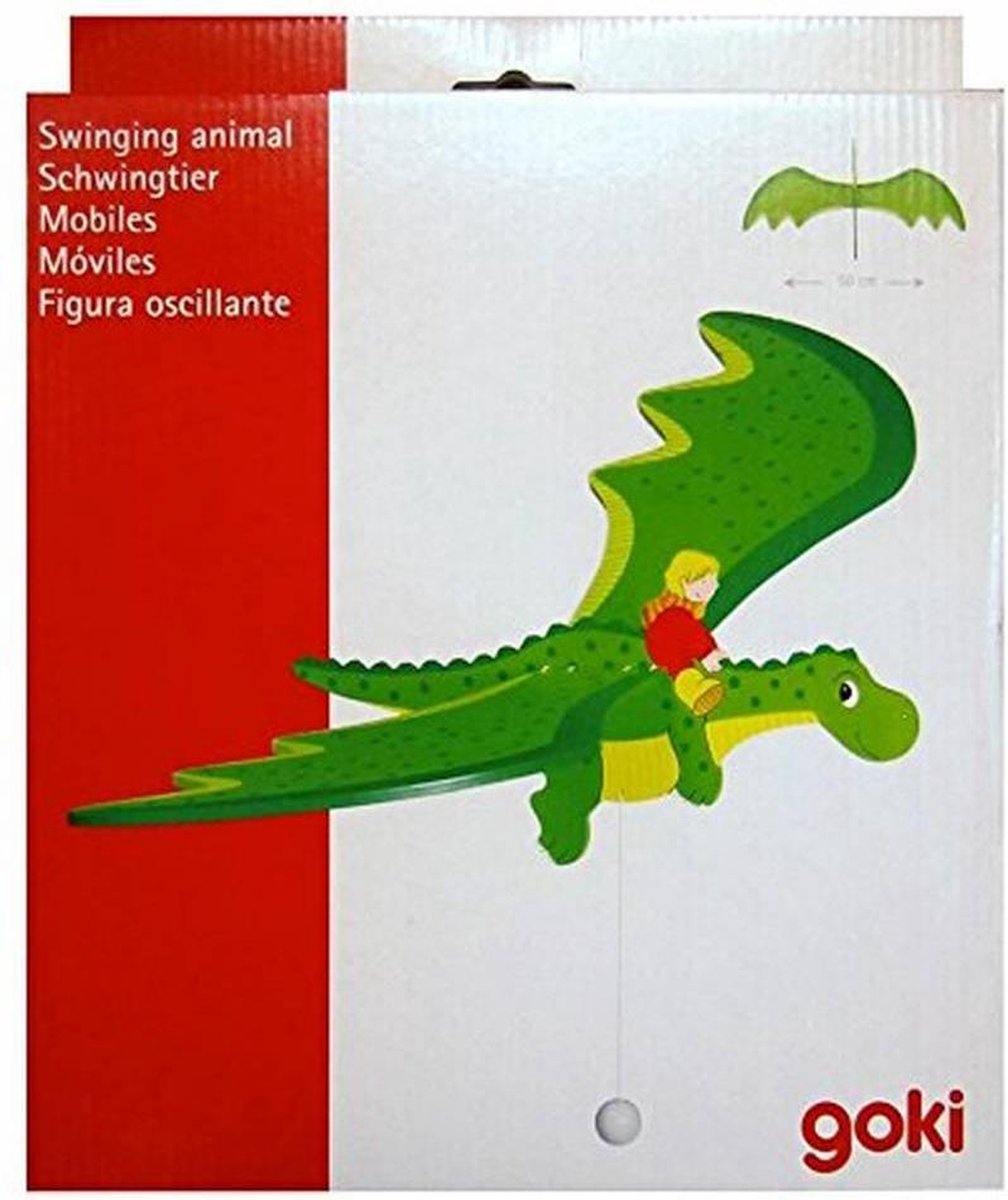 Goki Zweeffiguur Draak 50 Cm - Groen