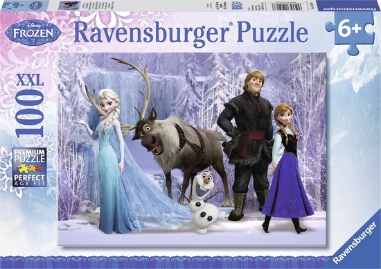 Ravensburger Puzzel Disney Frozen Rijk Van De Sneeuwkoningin - 100 Stukjes