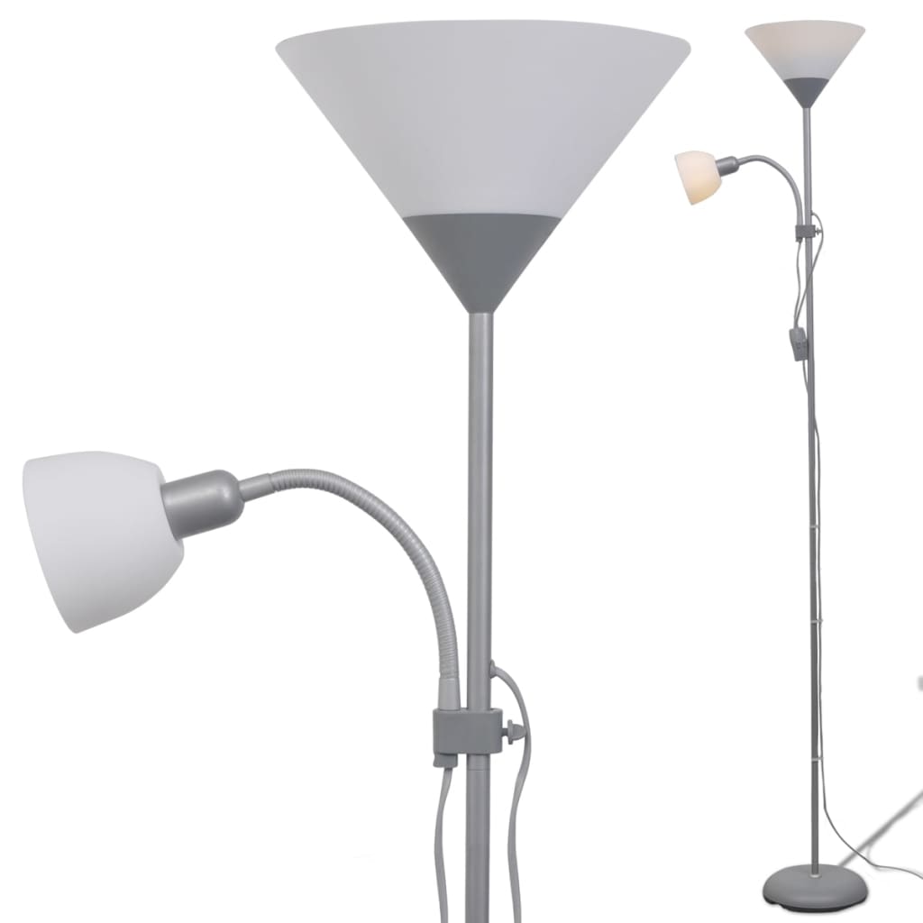 vidaXL Vloerlamp - Gris