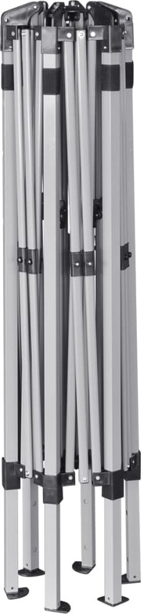 Vidaxl Partytent Pop-up Zeshoekig Met 6 Zijwanden 3,6x3,1 M Donker - Blauw