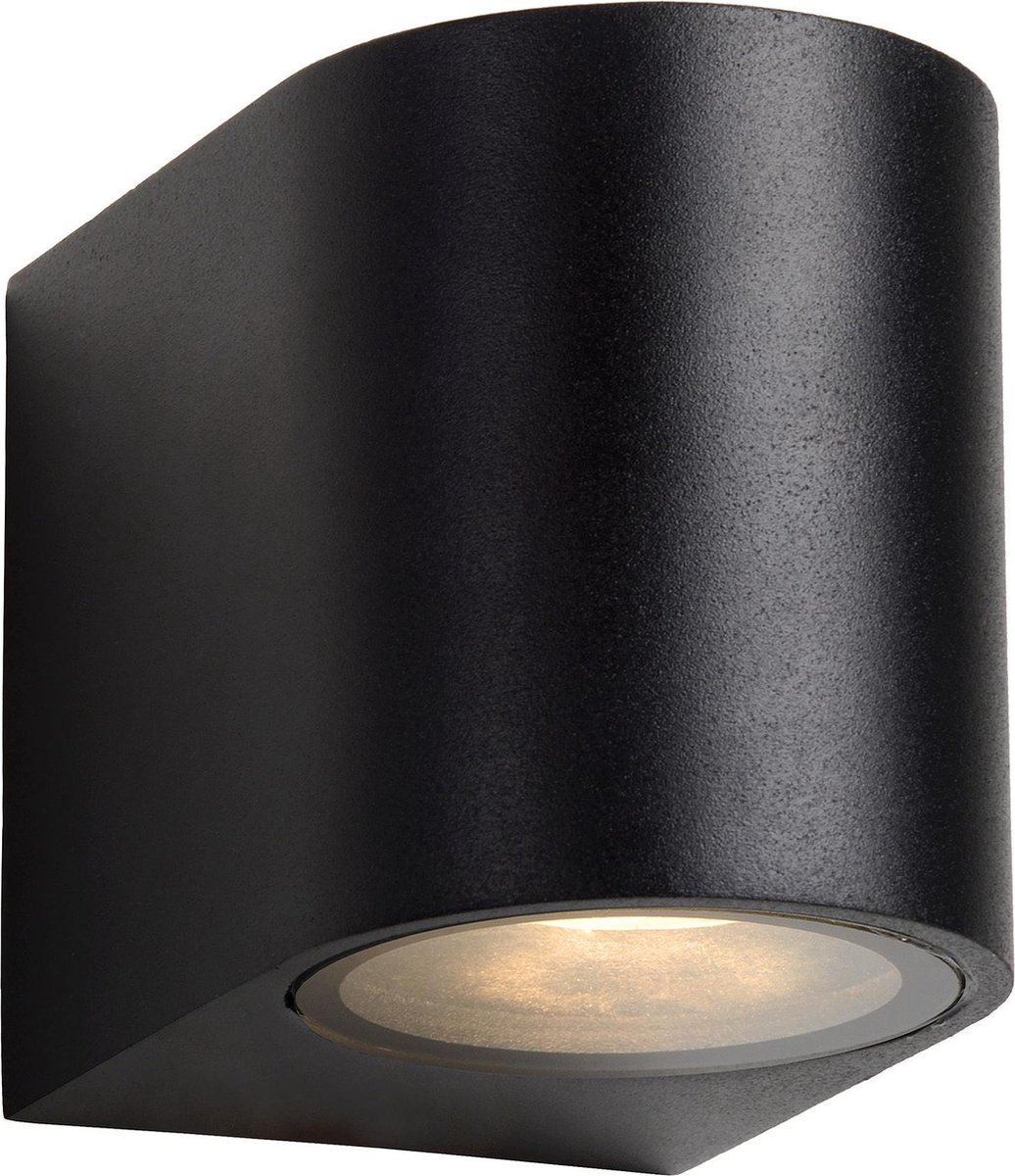Lucide Zoraled Wandspot Buiten Led Dimb. - Zwart