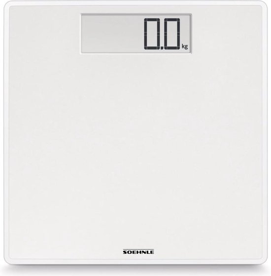 Soehnle Personenweegschaal Style Sense Safe 100 180 Kg 63856 - Blanco