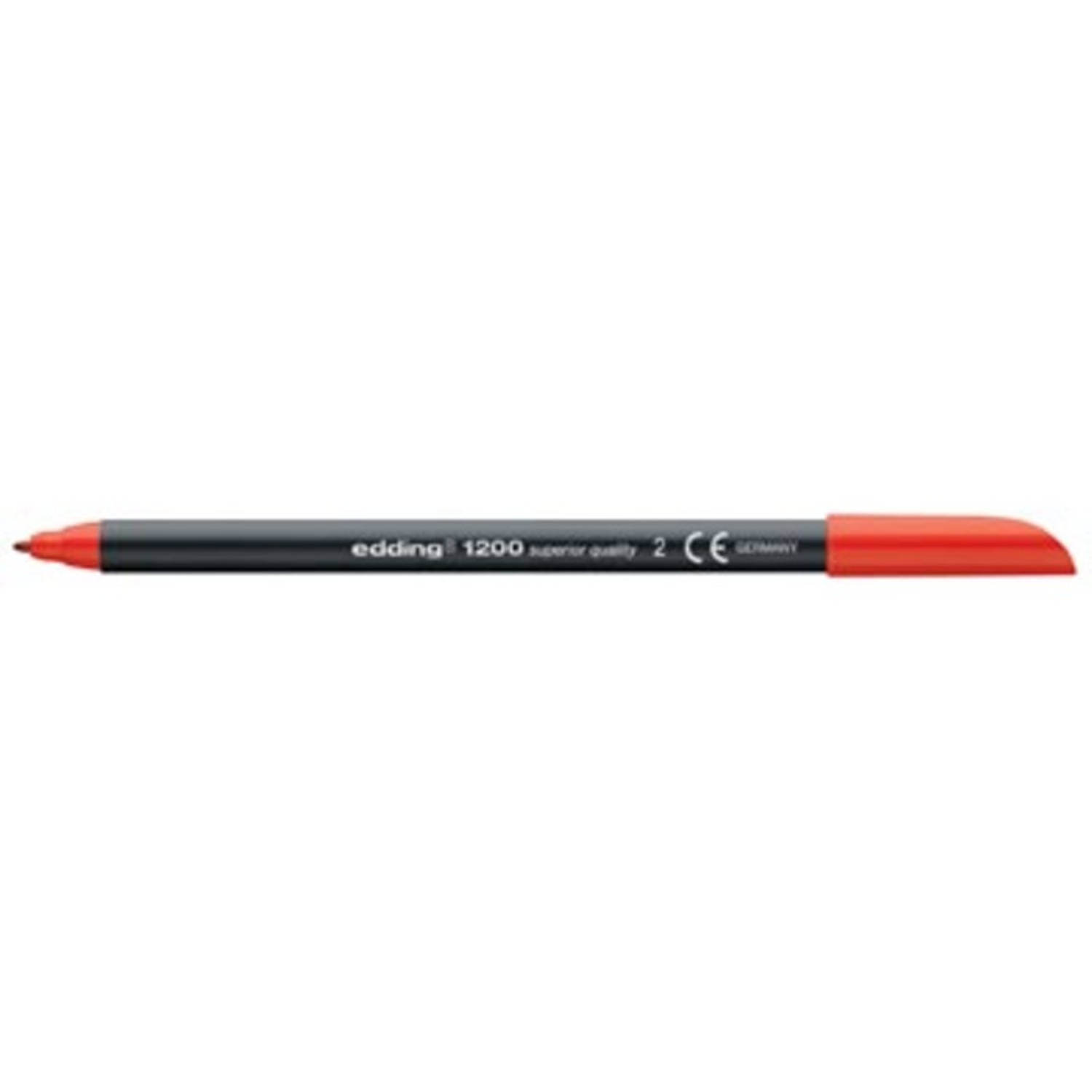 Edding Viltstift E-1200 - Rojo