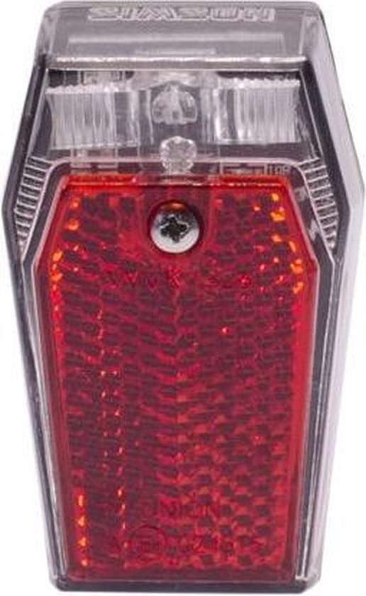 Simson Achterlicht Mini Batterij Spatbord - Rood