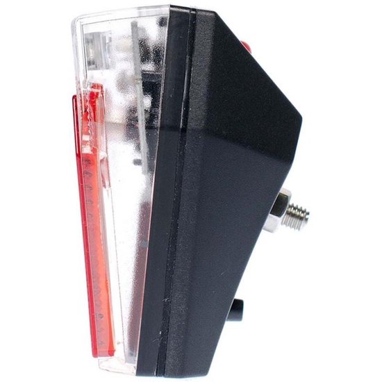 Simson Achterlicht Mini Batterij Spatbord - Rood
