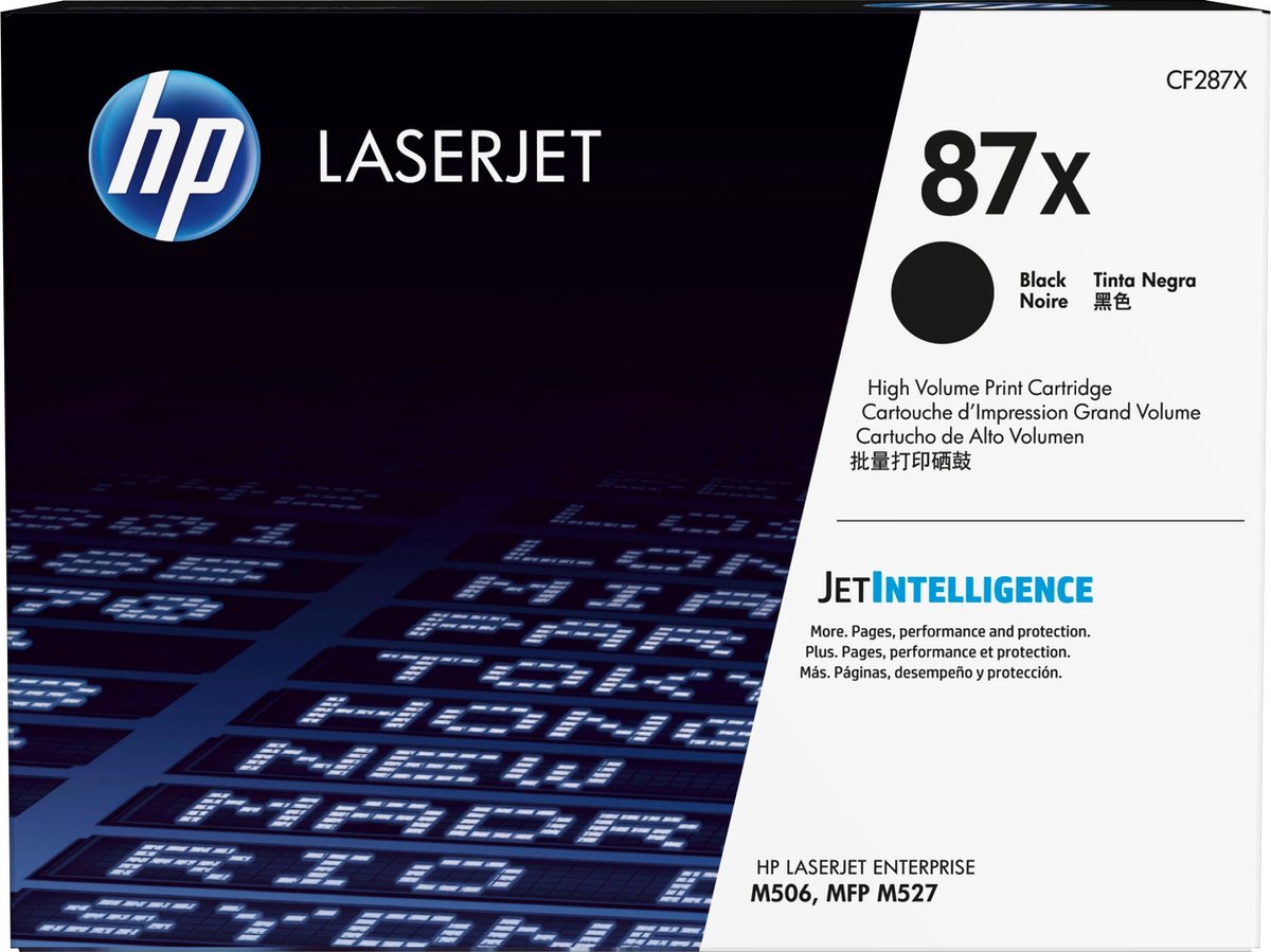 HP 87x Toner - Zwart