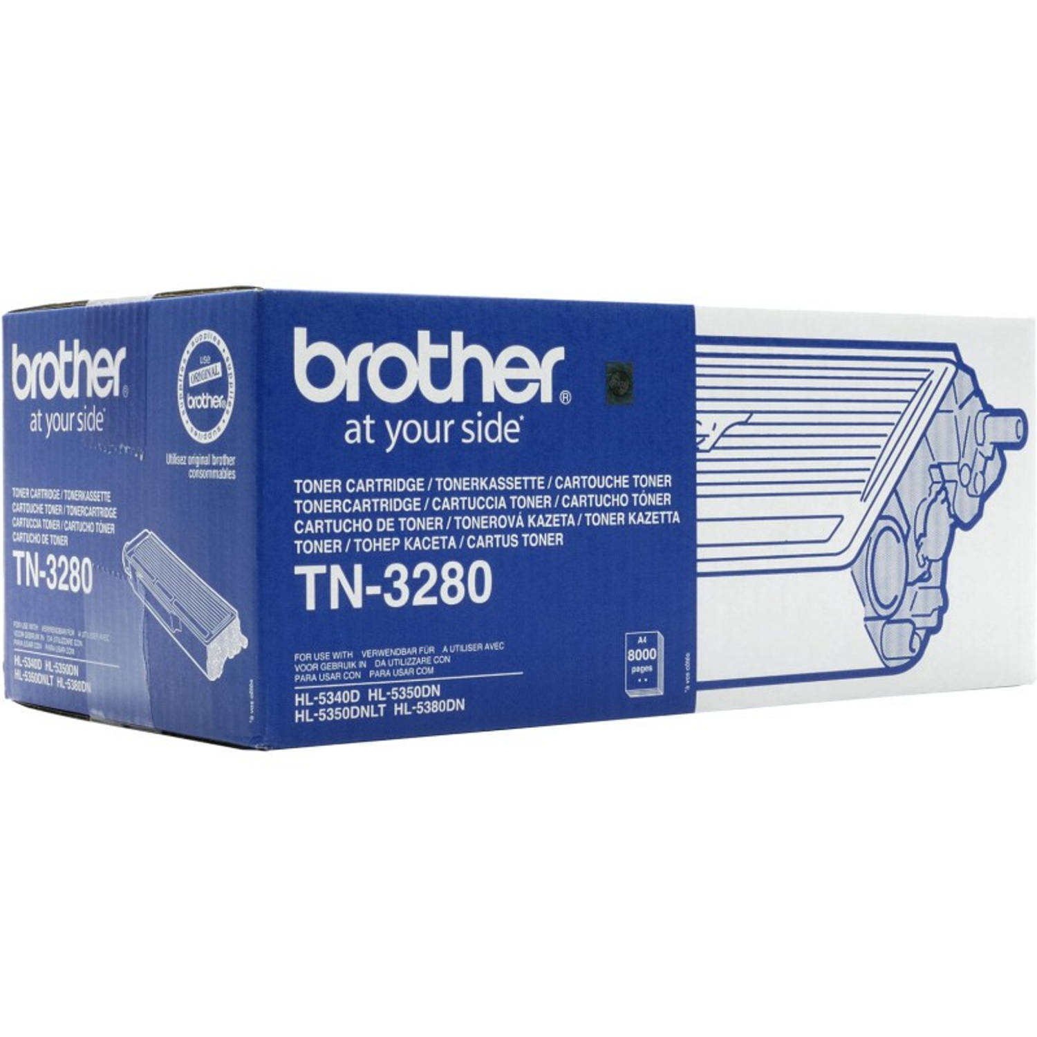 Brother Tn-3280 Toner - Zwart