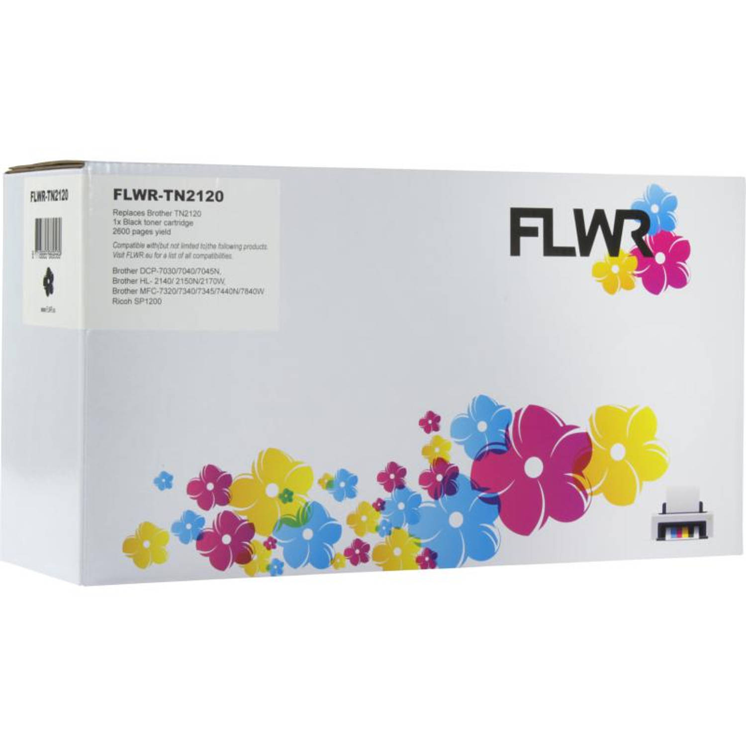 Brother Flwr Tn-2120 Toner - Zwart