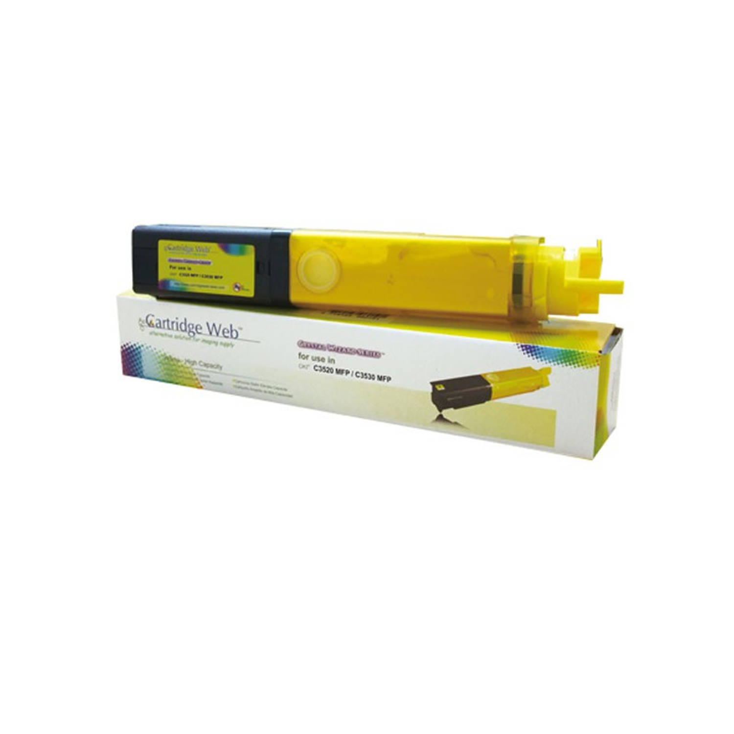 Huismerk Oki C3520 / C3530 / Mc350 / Mc360 Toner - Geel