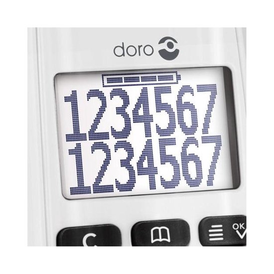 Doro Senioren Dect-telefoon Pe-110 Duo - - Wit