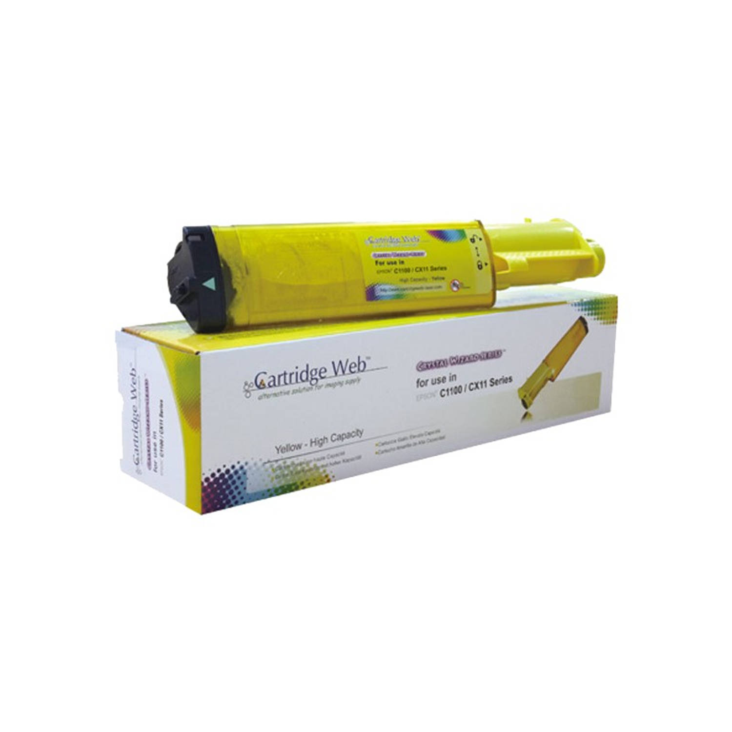 Epson Huismerk C1100 / Cx11 Toner - Geel