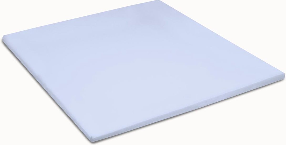 Cinderella Jersey Topper Hoeslaken - 100% Gebreide Jersey Katoen - Lits-jumeaux (180x200/210 Cm) - Sky Blue - Blauw