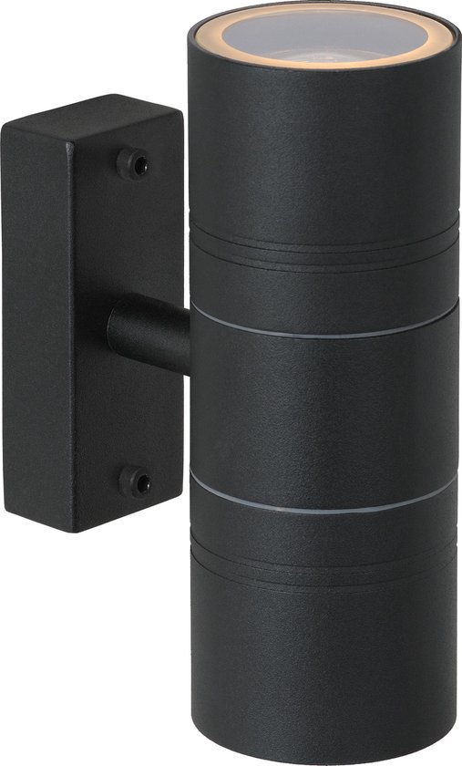 Lucide Arneled Wandspot Buiten Ø 6,3 Cm - Zwart