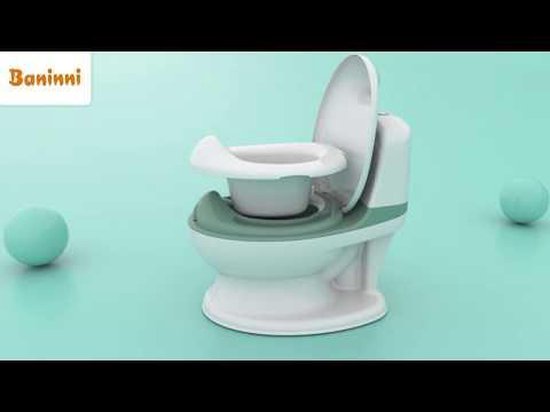 Baninni Potje Met Geluid Pippe En Wit - Grijs