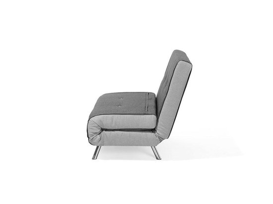 Beliani Farris Slaapbank Polyester 87 X 100 Cm - Grijs