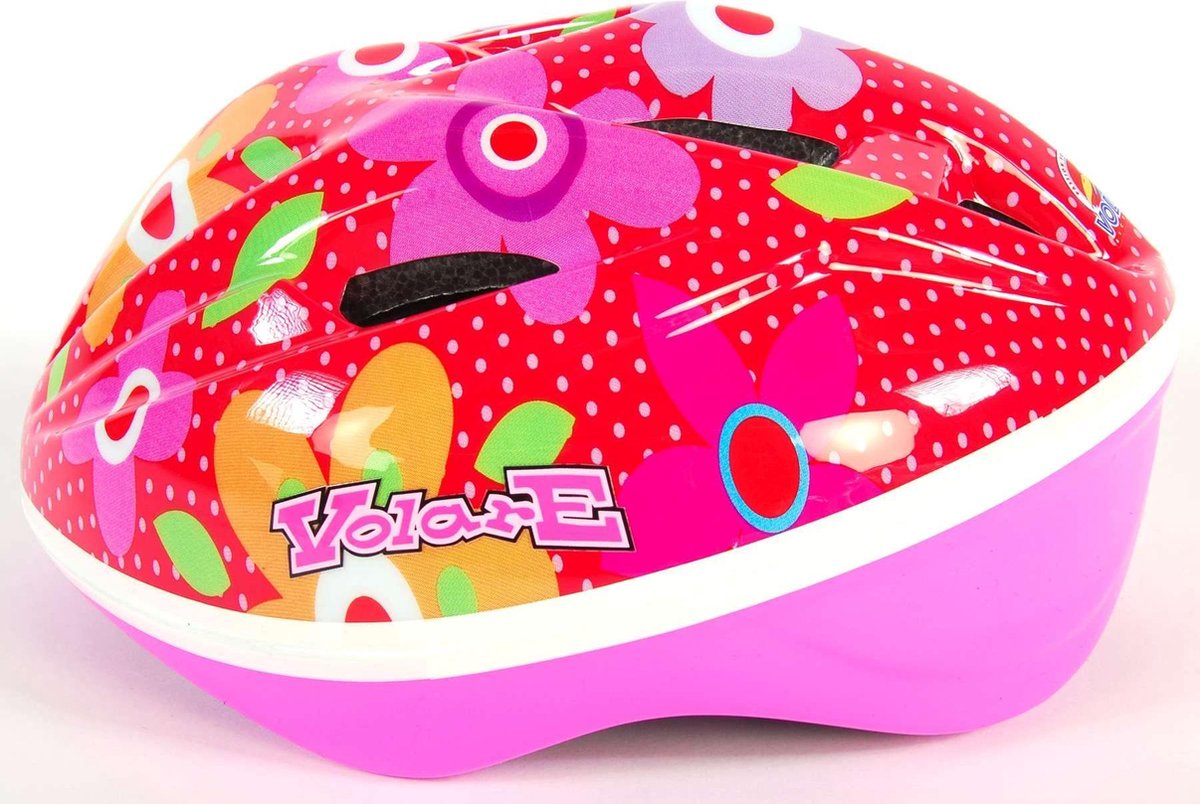 Volare Kinderhelm Deluxe 51-55 Cm - Roze
