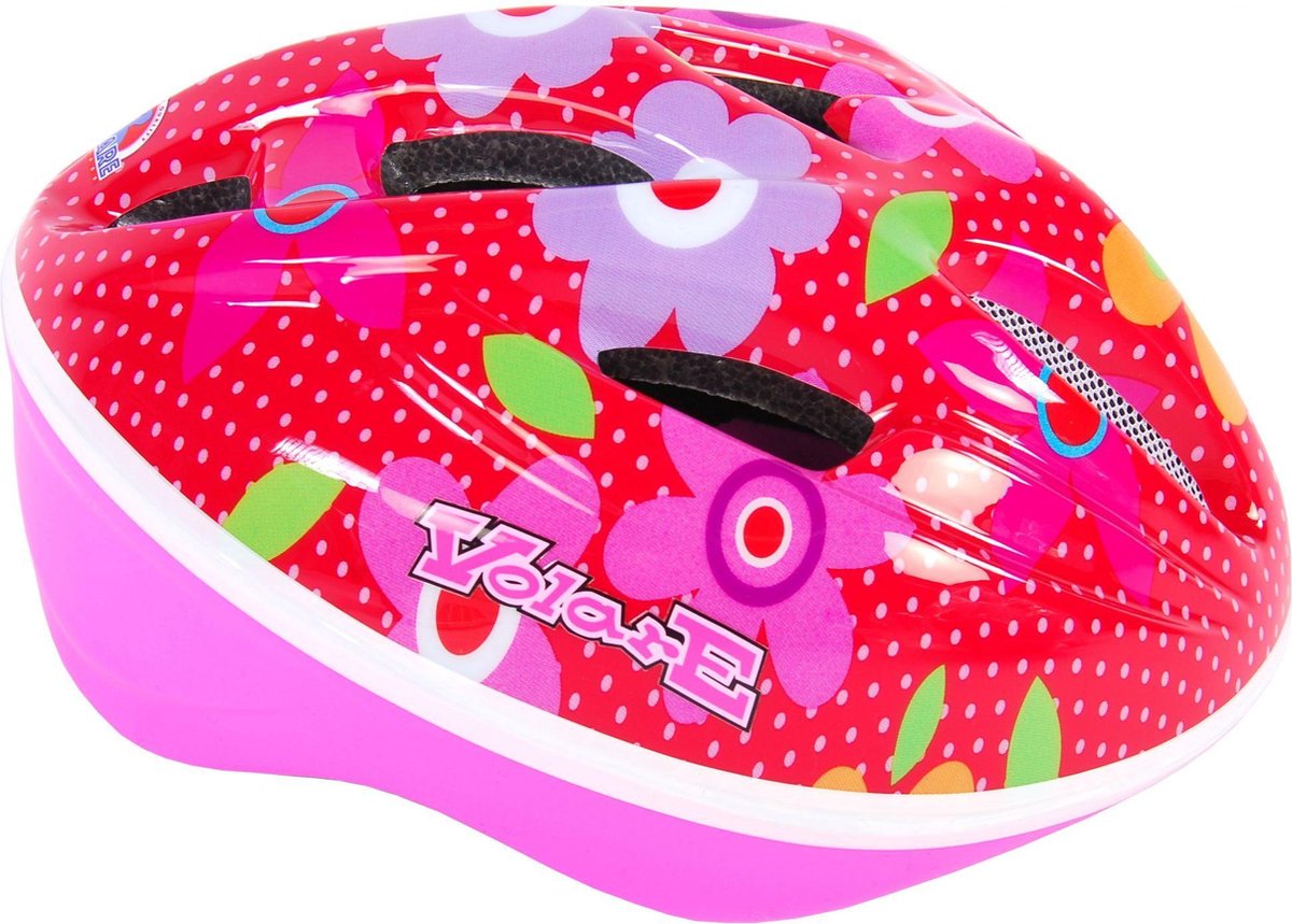 Volare Kinderhelm Deluxe 51-55 Cm - Roze