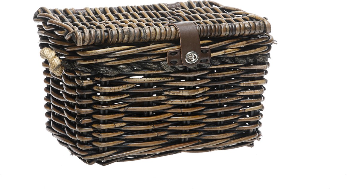 New Looxs Fietsmand Melbourne Large Voor 45 Liter - Bruin