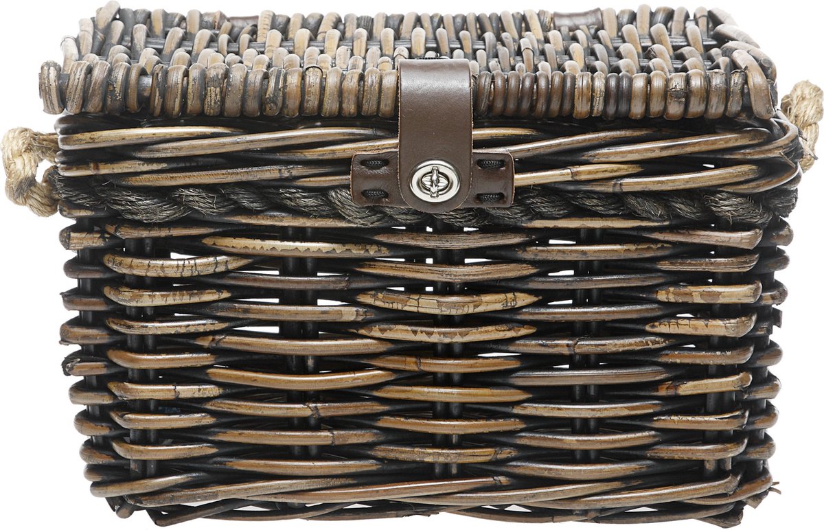 New Looxs Fietsmand Melbourne Large Voor 45 Liter - Bruin