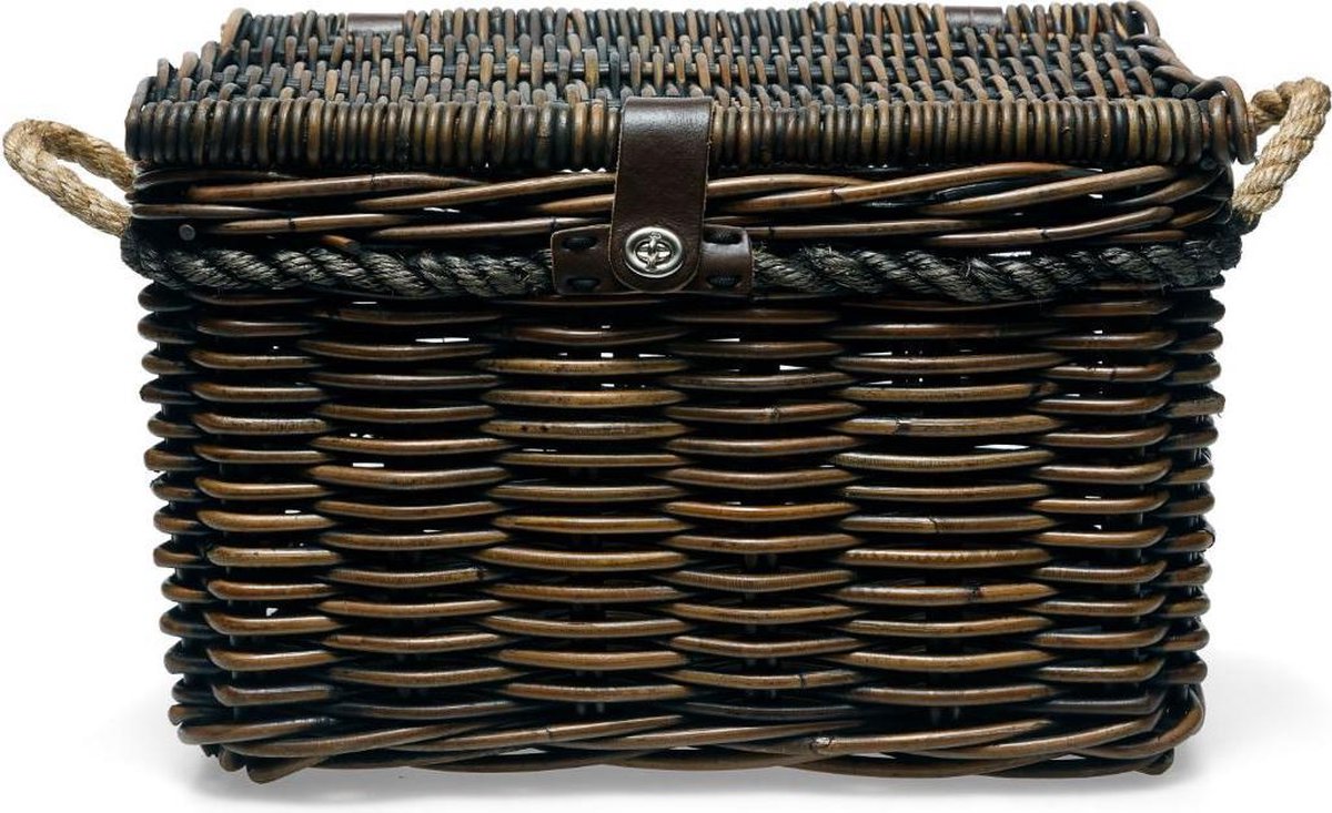 New Looxs Fietsmand Melbourne Large Voor 45 Liter - Bruin