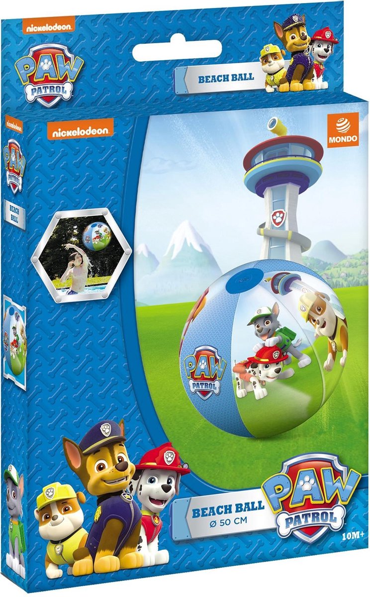 Paw Patrol Strandbal - 50 Cm