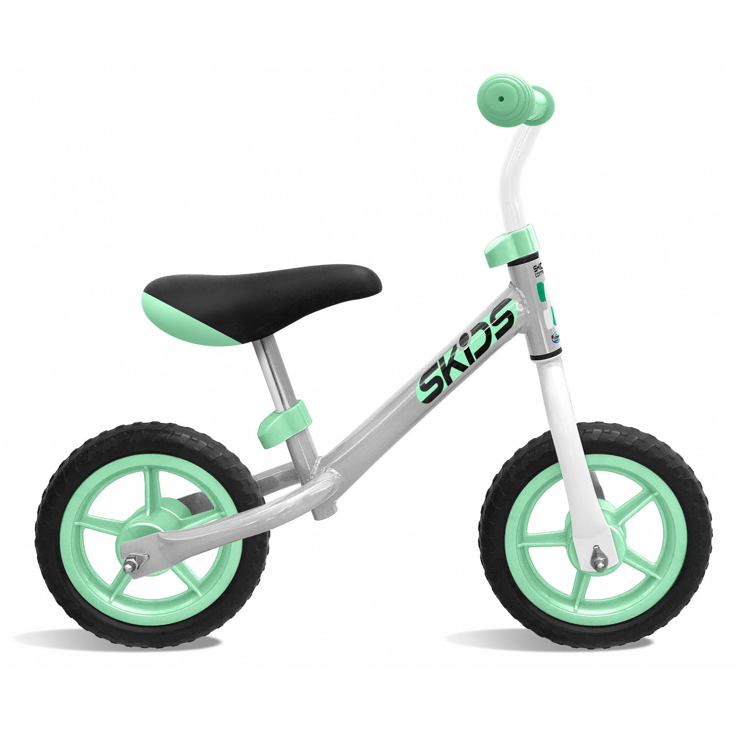 Skids Control Loopfiets Loopfiets Met 2 Wielen 10 Inch Junior/ - Turquoise