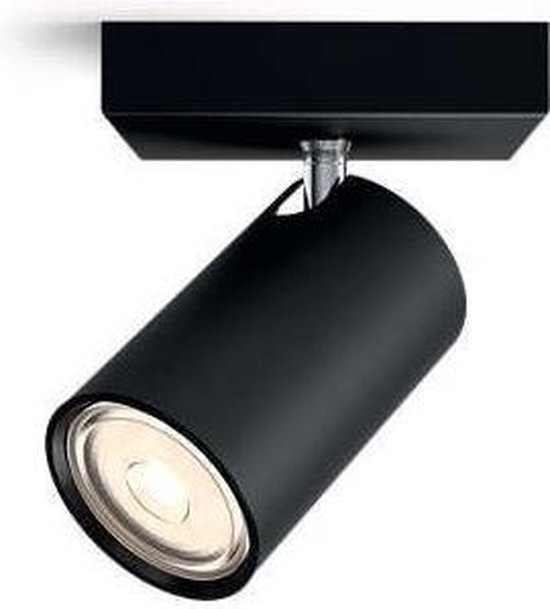 Philips - Kosipo - Opbouwspot - 1 Lichtpunt - - Negro