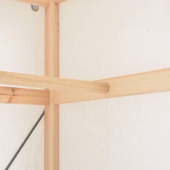 Vidaxl Kledingkast 79x40x170 Cm Stof - Wit