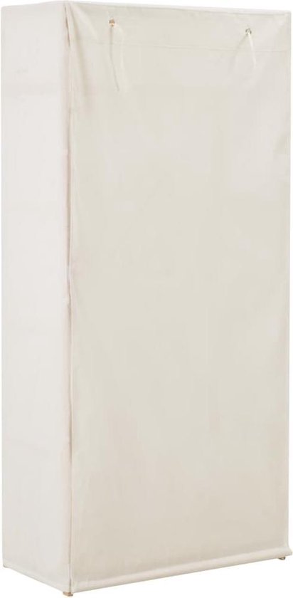 Vidaxl Kledingkast 79x40x170 Cm Stof - Wit
