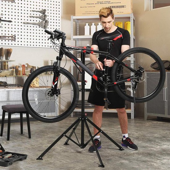 Songmics Fiets Montagestandaard Voor Professionals 360° Draaibaar